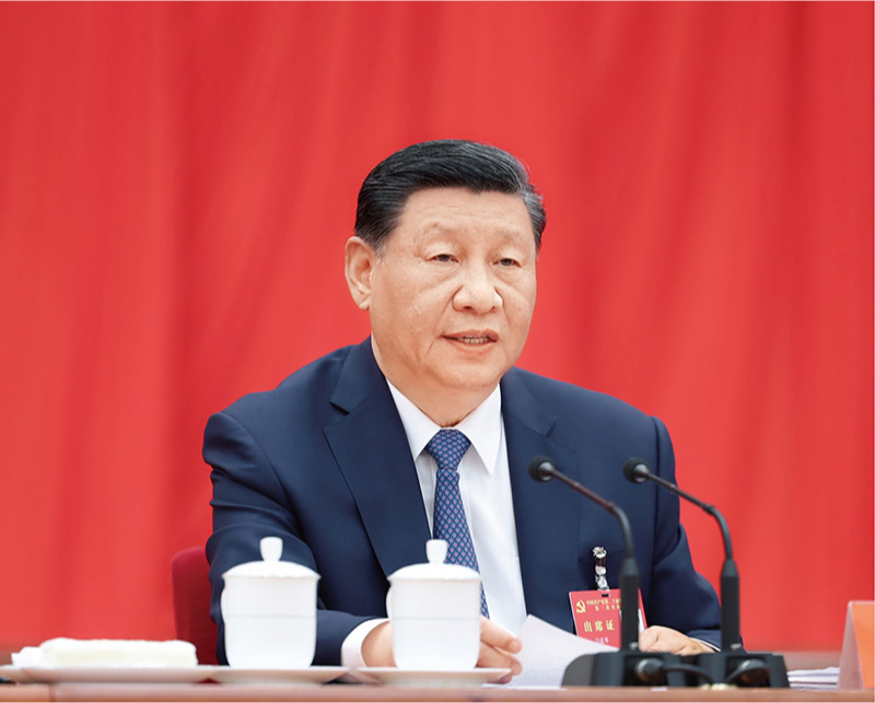 　　中國共產(chǎn)黨第二十屆中央委員會第三次全體會議，于2024年7月15日至18日在北京舉行。中央委員會總書記習(xí)近平作重要講話。 新華社記者 鞠鵬/攝